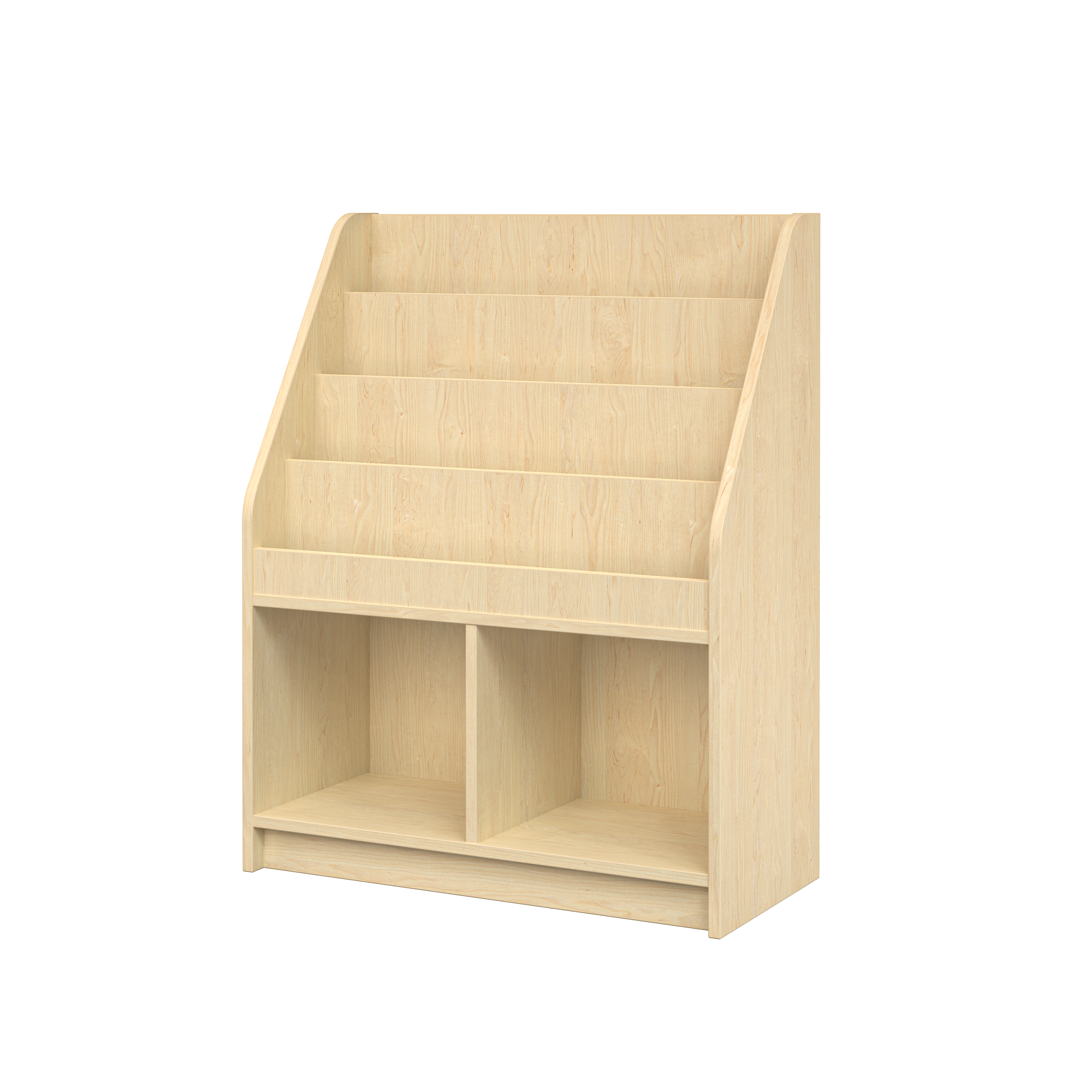 Narrow 1 Tier Book Shelf Open Unit - Image 3