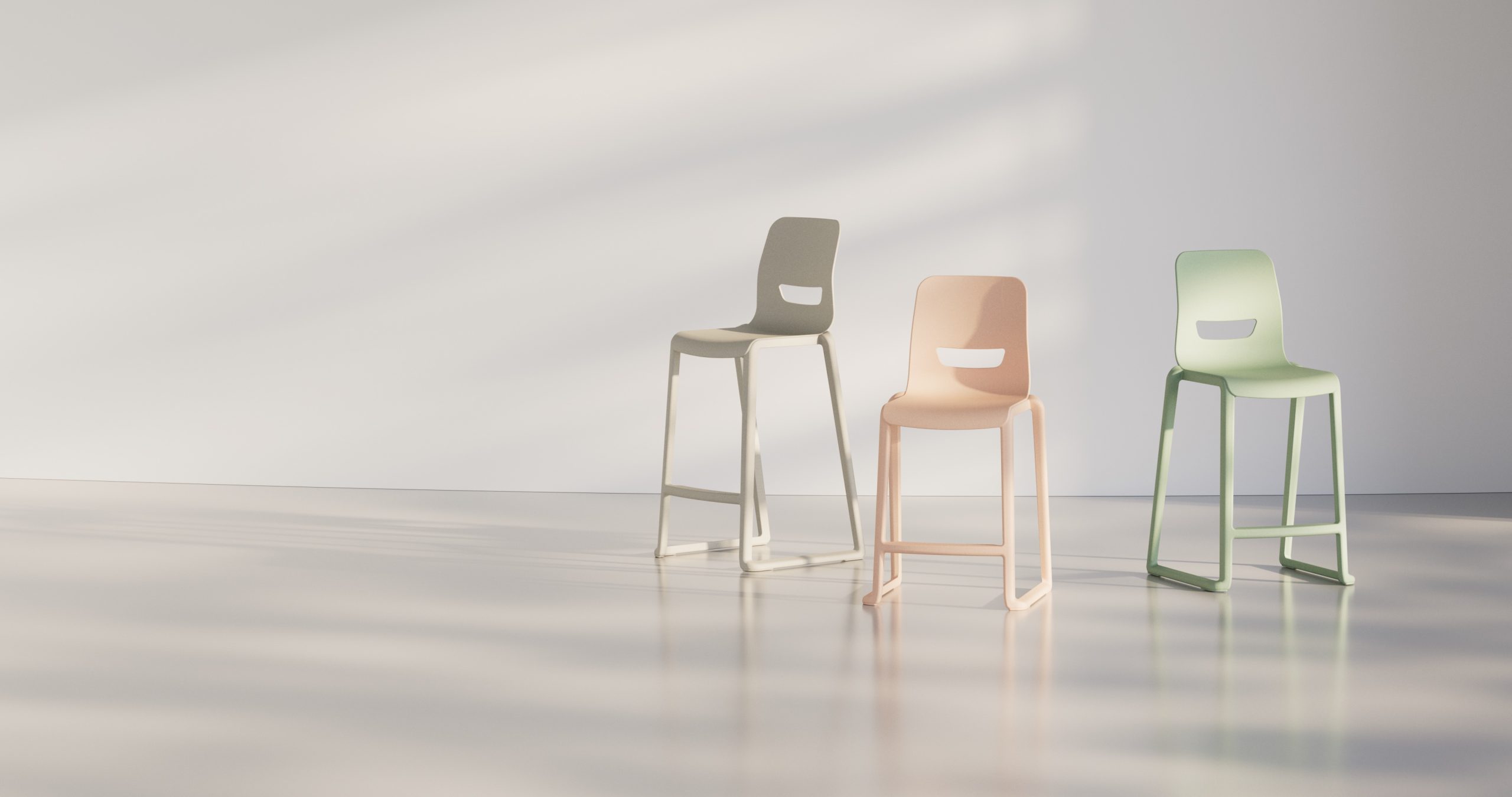 Postura + One Piece High Back Stool - Image 51