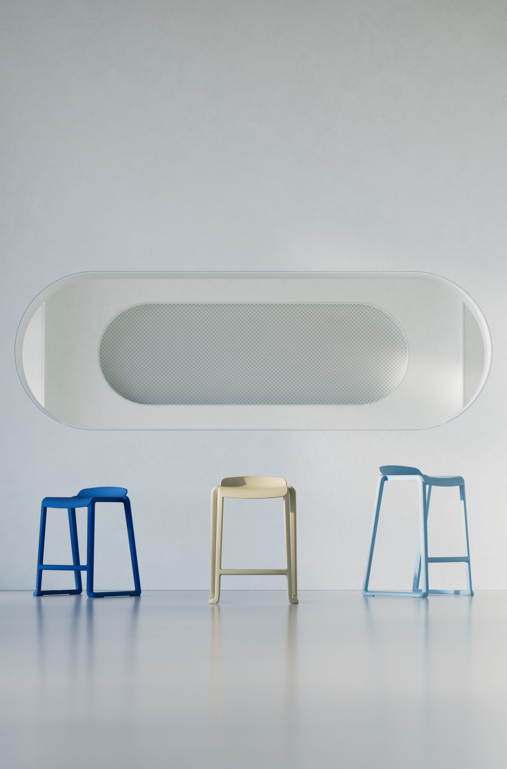 Postura + One Piece High Back Stool - Image 44