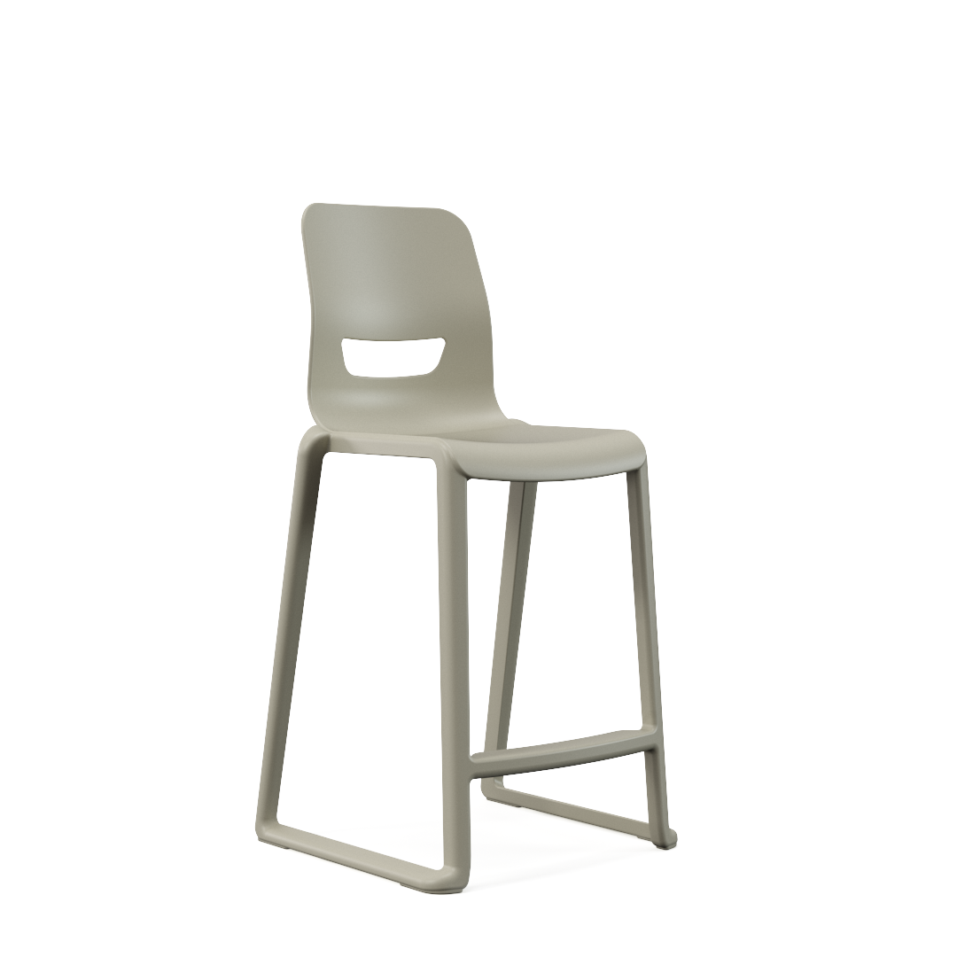 Postura + One Piece High Back Stool - Image 39