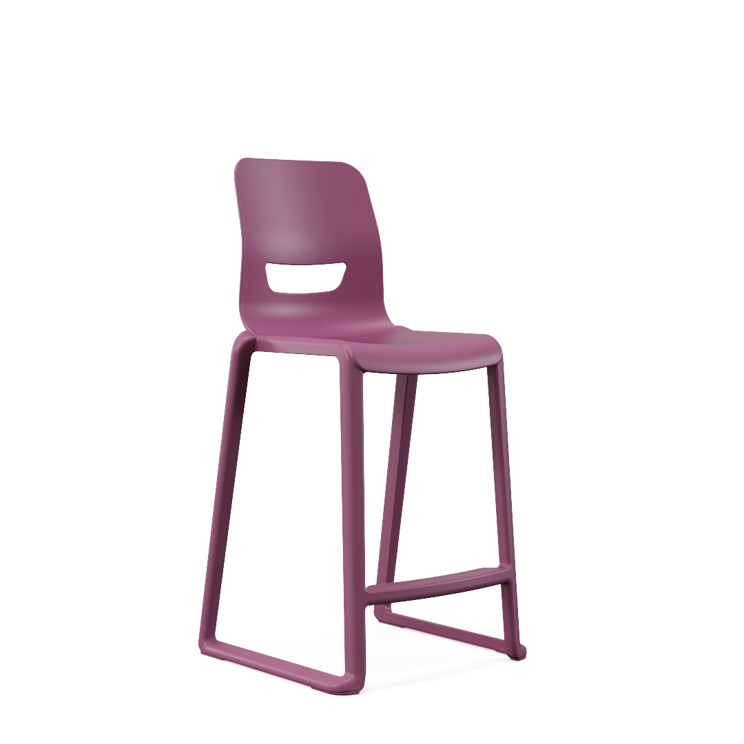 Postura + One Piece High Back Stool - Image 35