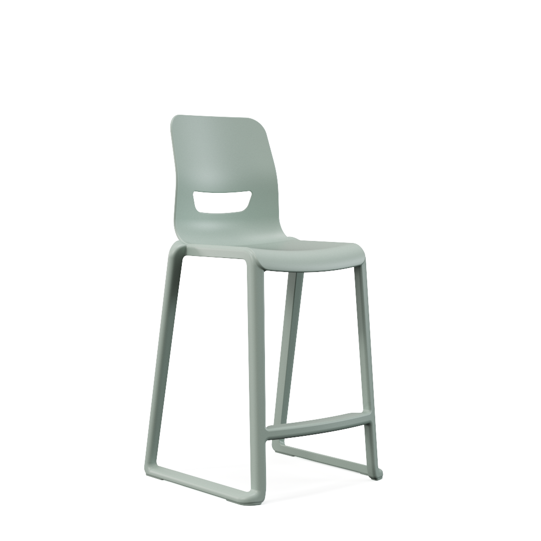 Postura + One Piece High Back Stool - Image 33