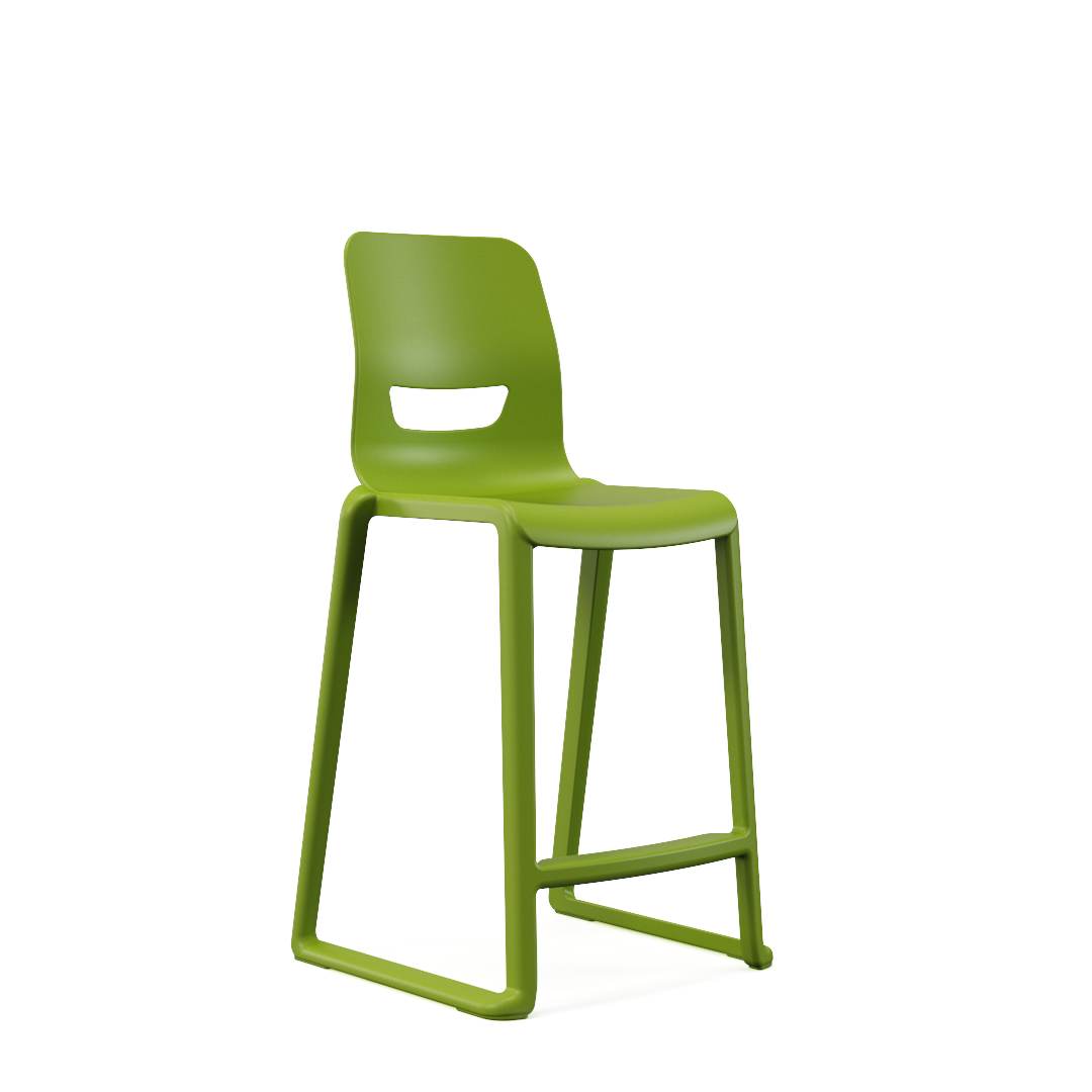 Postura + One Piece High Back Stool - Image 23