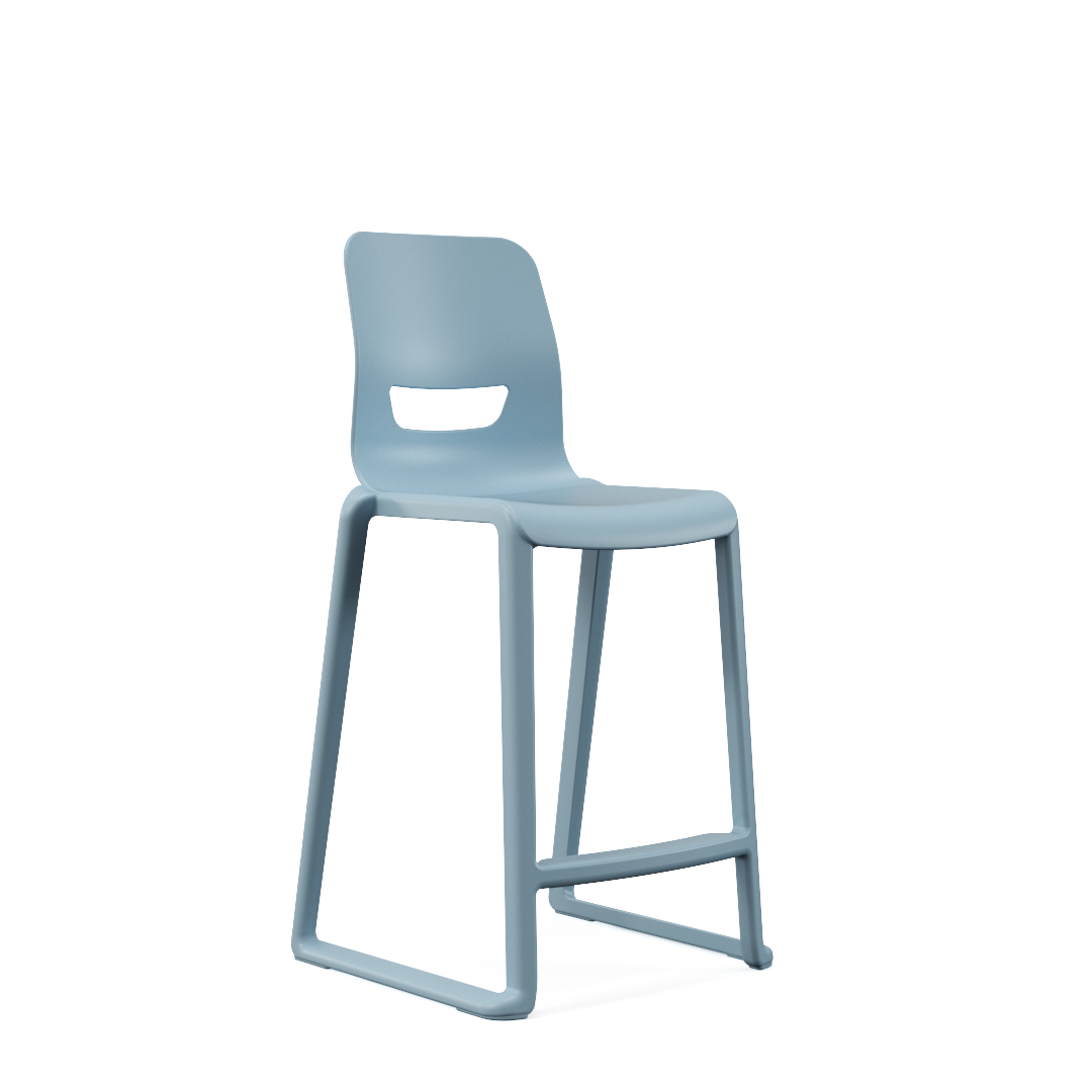 Postura + One Piece High Back Stool - Image 13