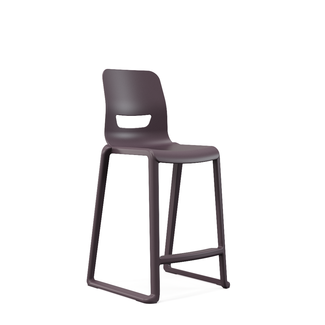 Postura + One Piece High Back Stool - Image 11