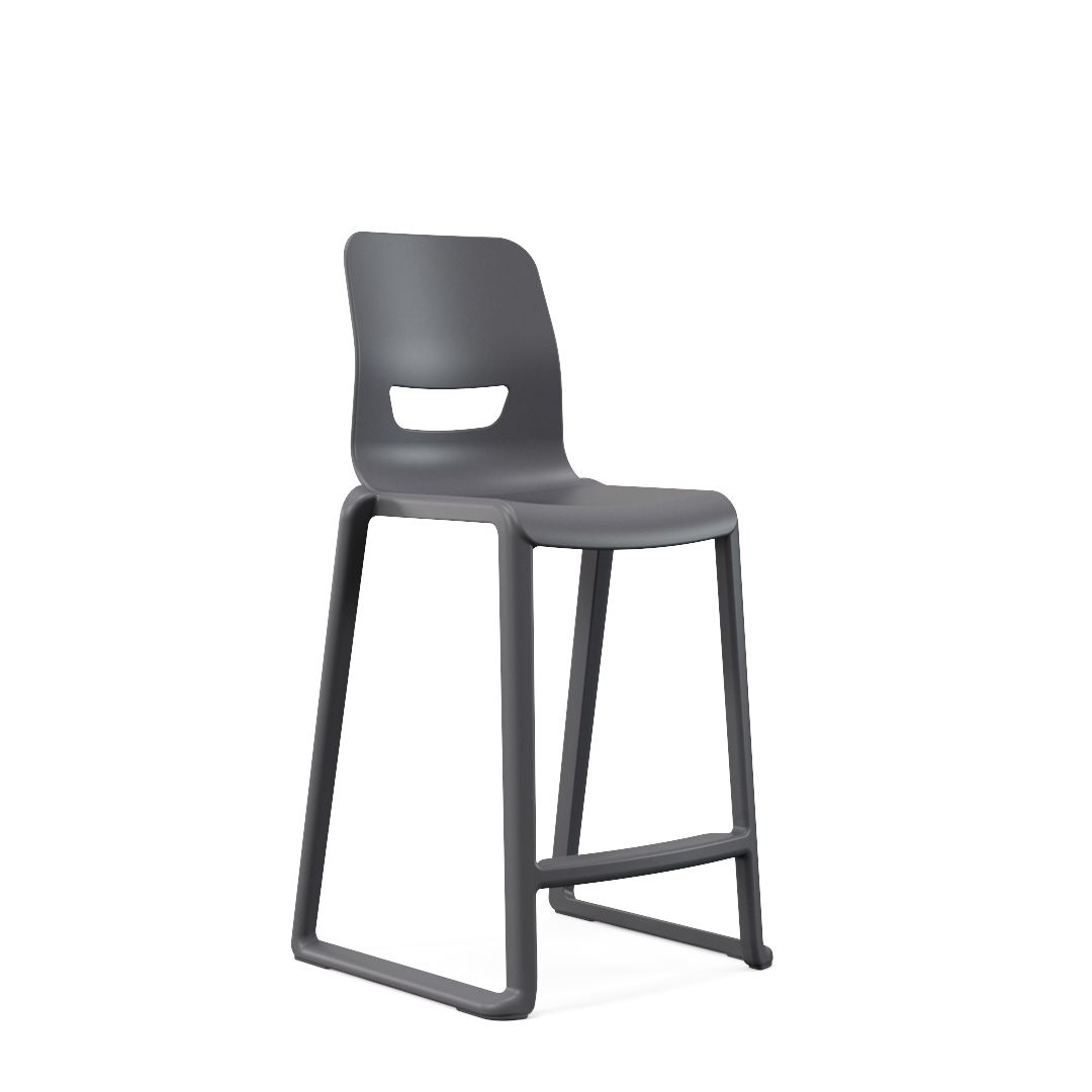 Postura + One Piece High Back Stool - Image 7