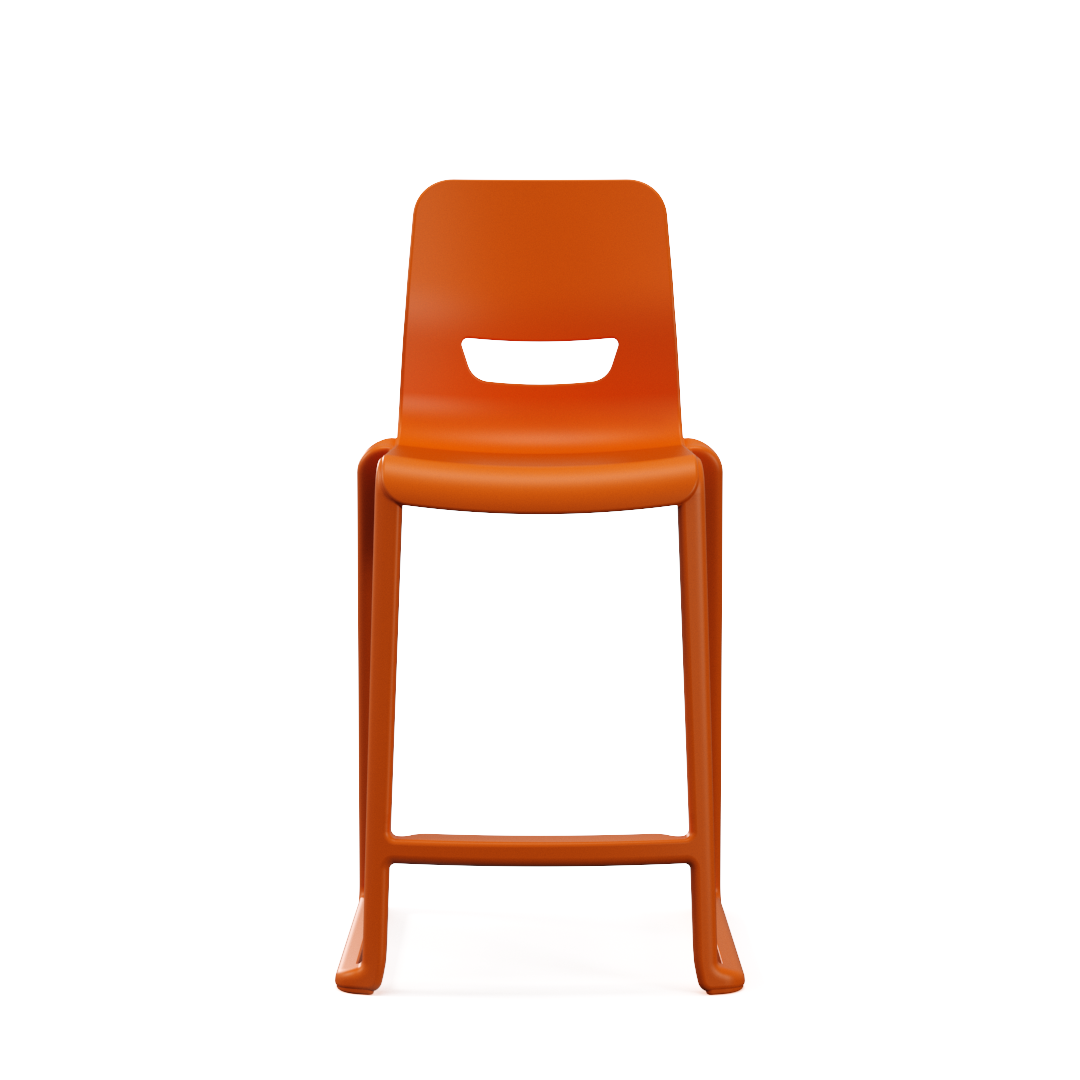 Postura + One Piece High Back Stool - Image 2