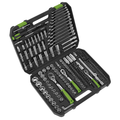Siegen Socket Set 1/4", 3/8" & 1/2"Sq Drive 219pc