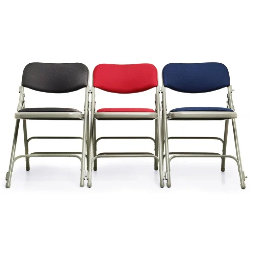 Comfort Metal Folding Chair With Padded Seat & Back