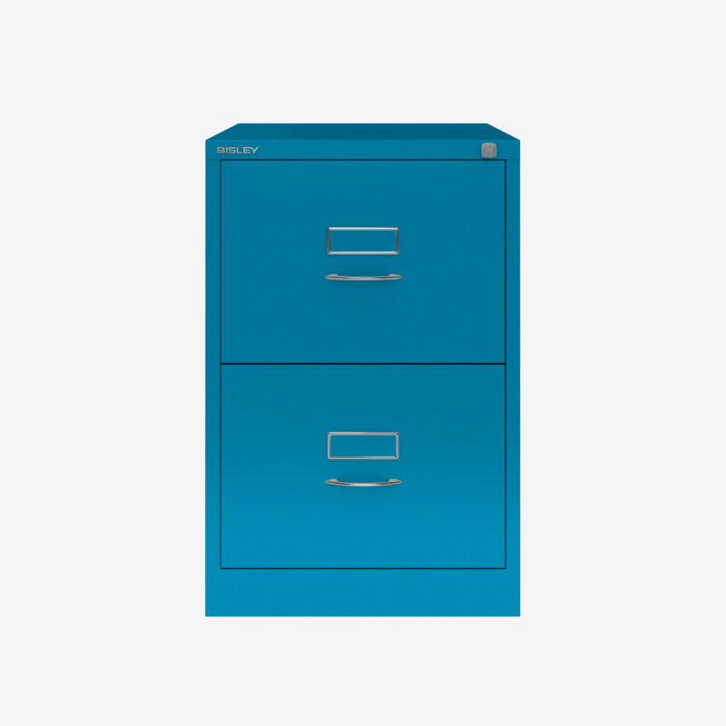 Bisley BS Foolscap 2 Drawer Filing Cabinet - Image 8