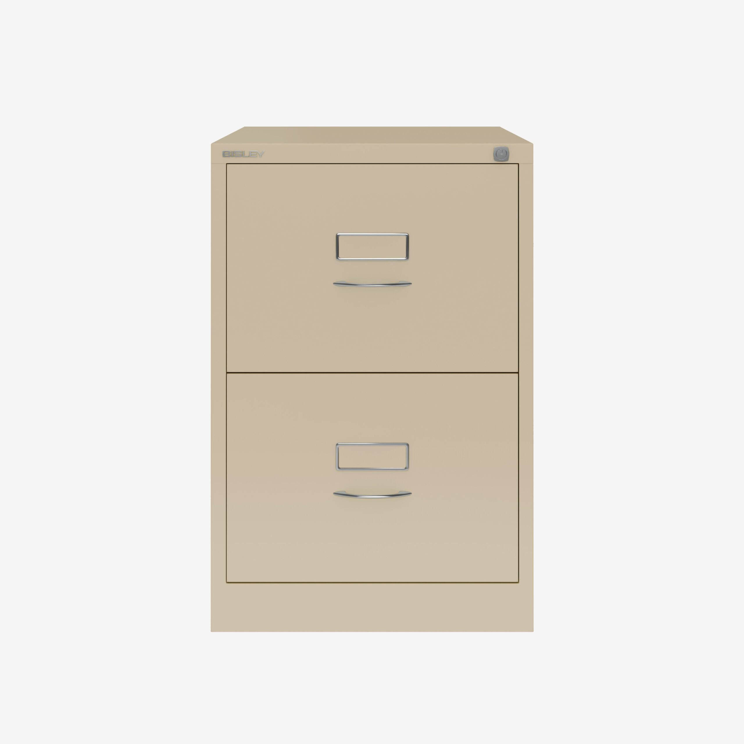 Bisley BS Foolscap 2 Drawer Filing Cabinet - Image 2
