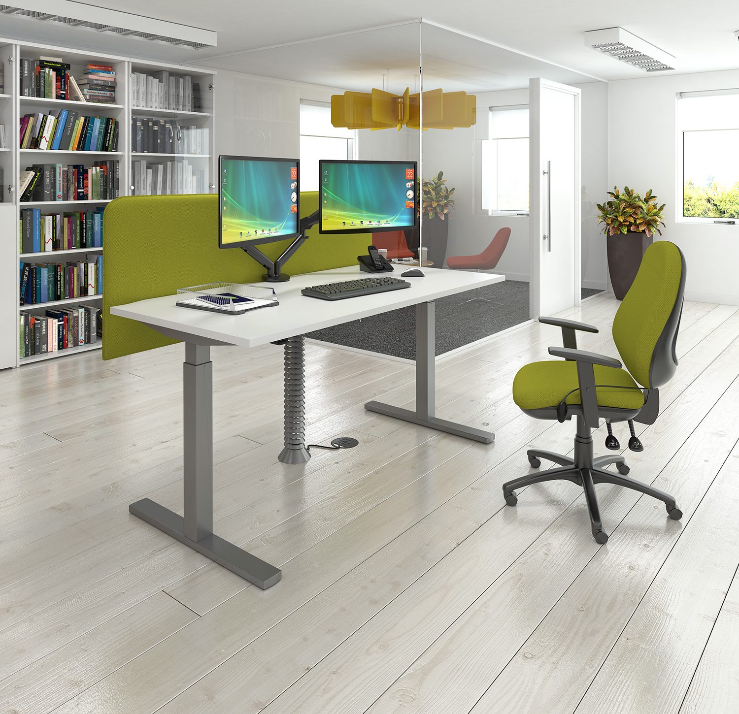 Elev8 Mono Straight Sit-Stand Desk