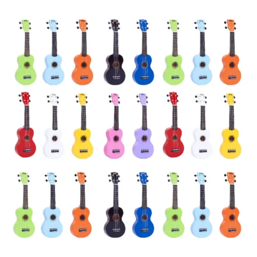 Mahalo Rainbow Soprano Ukulele Class Pack of 24 - Mixed Colours