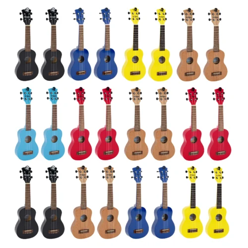 Octopus Academy Soprano Ukulele Class Pack of 24 - Mixed Colours
