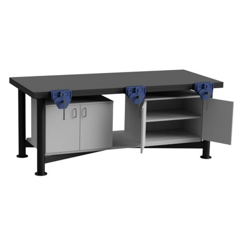 TekBench MIDI – 3-Person Woodworkers & Metalworkers Bench