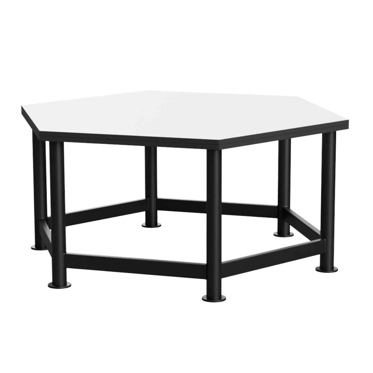TekBench LAB, Food Technology & Textiles Super-Strong Tables – 1600mm Round & Hexagon - Image 2