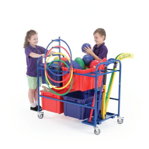 Standard Equipment Trolley with Storage Containers