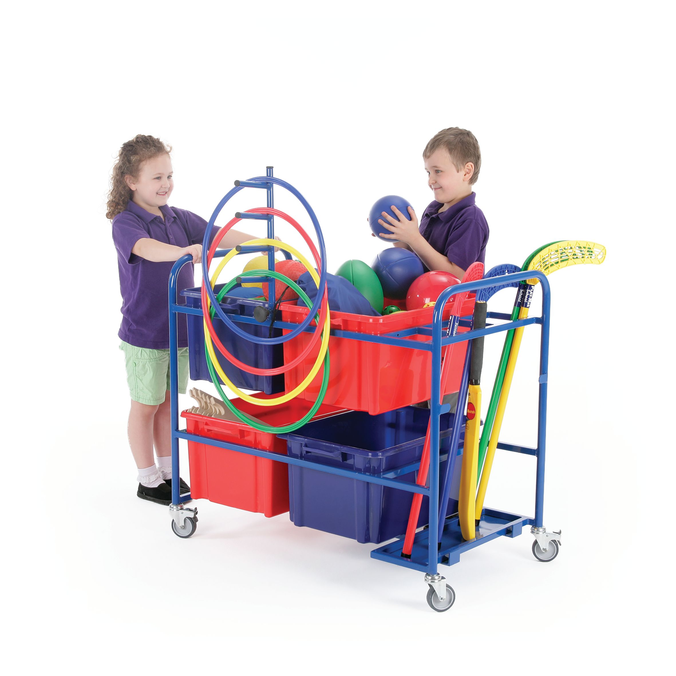 Standard Equipment Trolley with Storage Containers