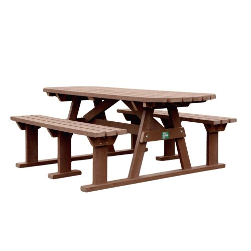 Marmax Sturdy Picnic Bench Extended Top