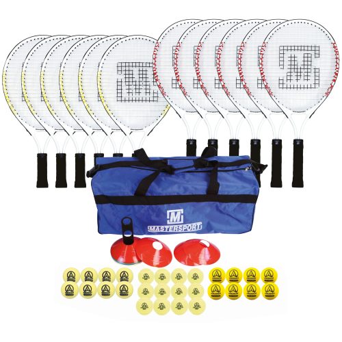 tennis training set for schools rackets balls markers