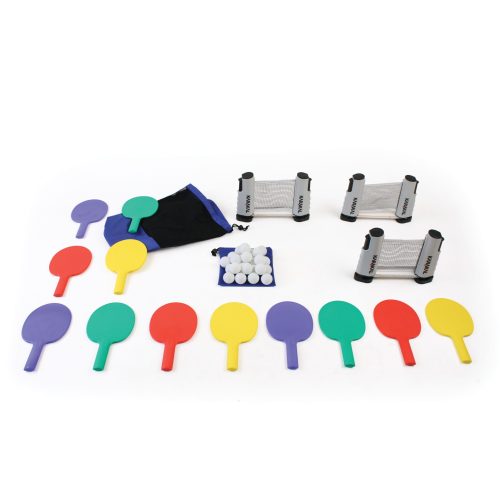 primary table tennis starter kit for schools bats balls nets