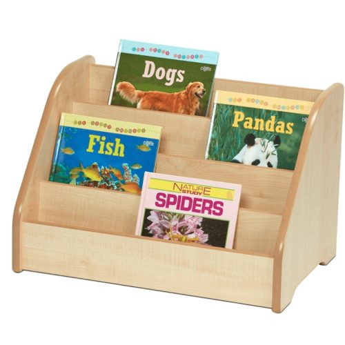 Low book display shelving for early years classrooms