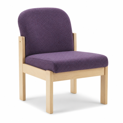 Solar Curved Top Chair & Armchair – Upholstered Wooden Lounge Seating