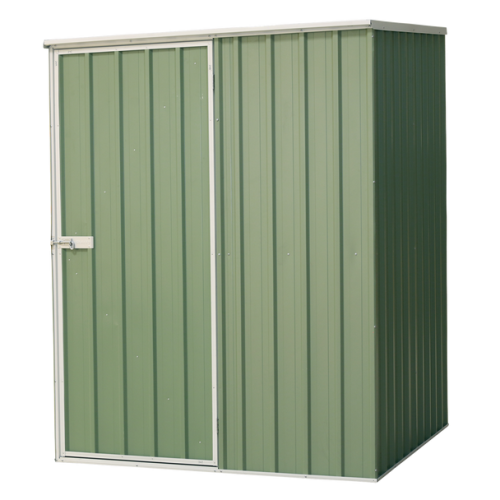 5ft metal shed galvanised steel pent roof