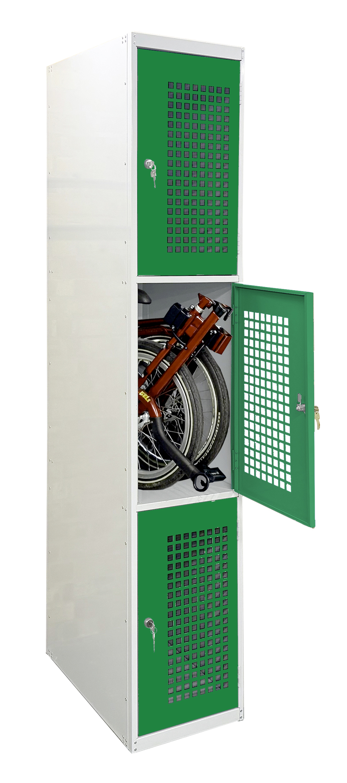 Folding Bike Lockers for Secure Storage - Image 13