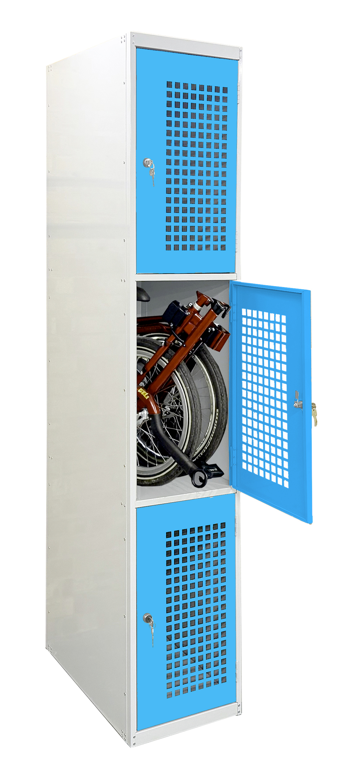 Folding Bike Lockers for Secure Storage - Image 10