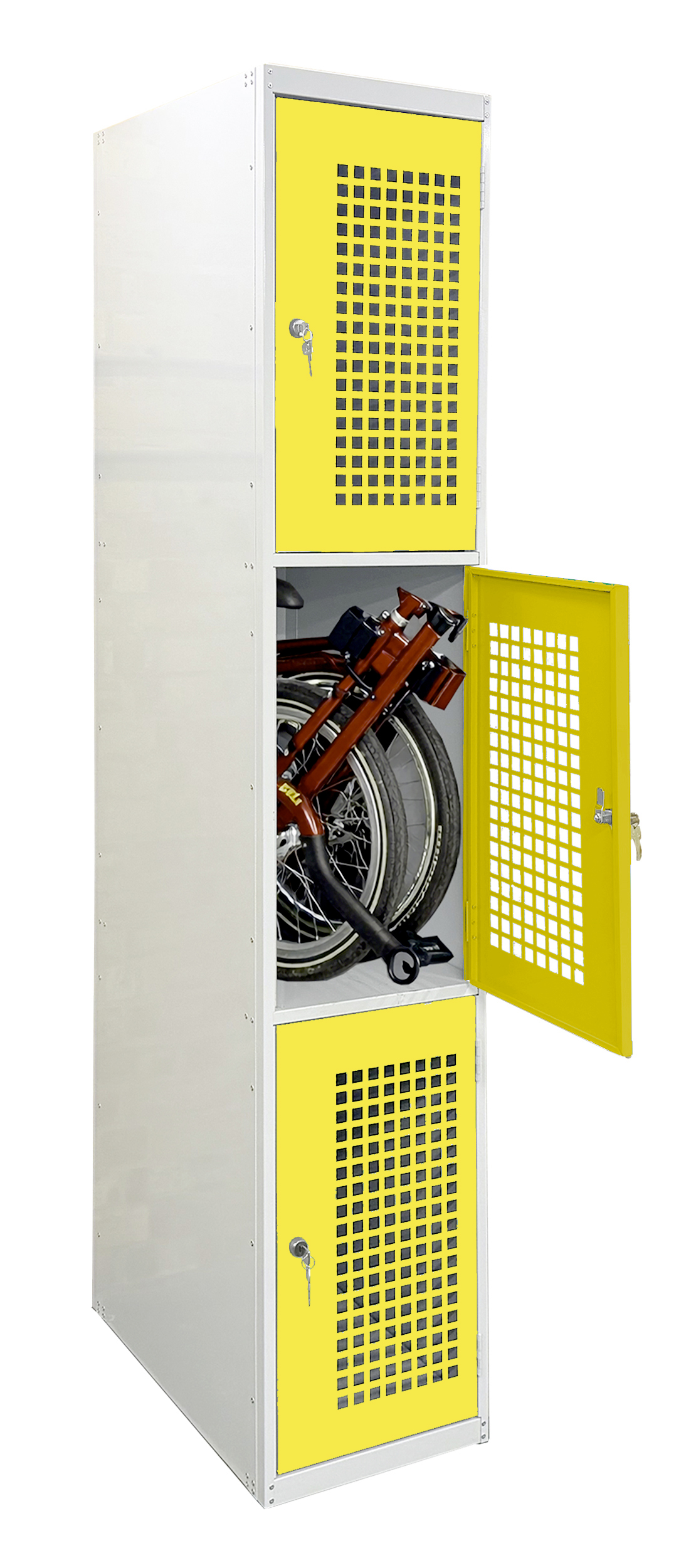 Folding Bike Lockers for Secure Storage - Image 9