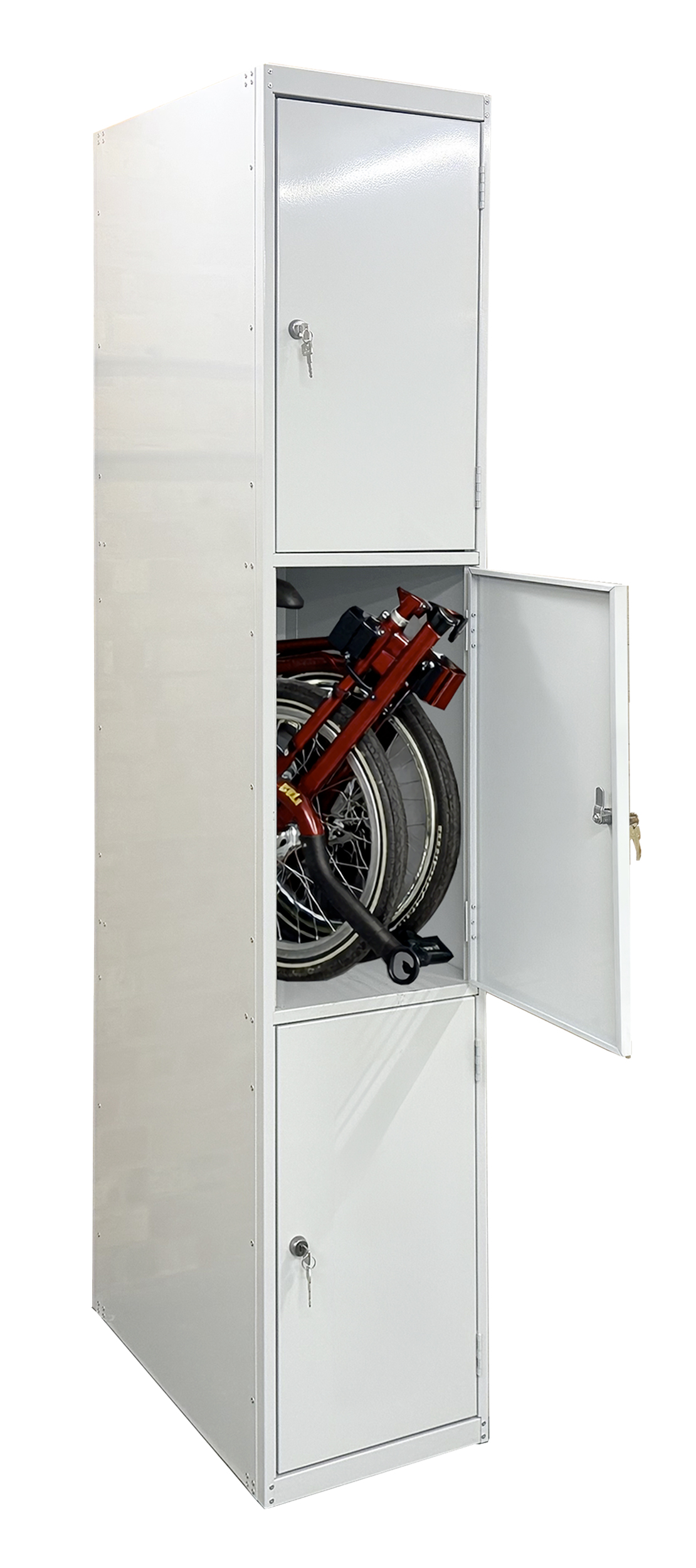 Folding Bike Lockers for Secure Storage - Image 6