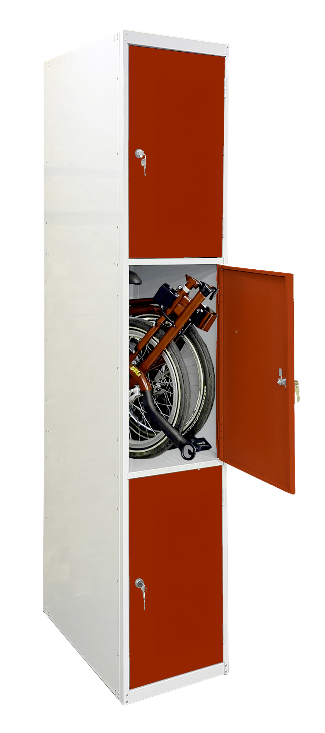 Folding Bike Lockers for Secure Storage - Image 5