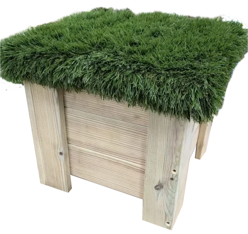 Astro Outdoor Stool with Artificial Grass Top