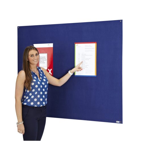 unframed felt noticeboard for classroom display