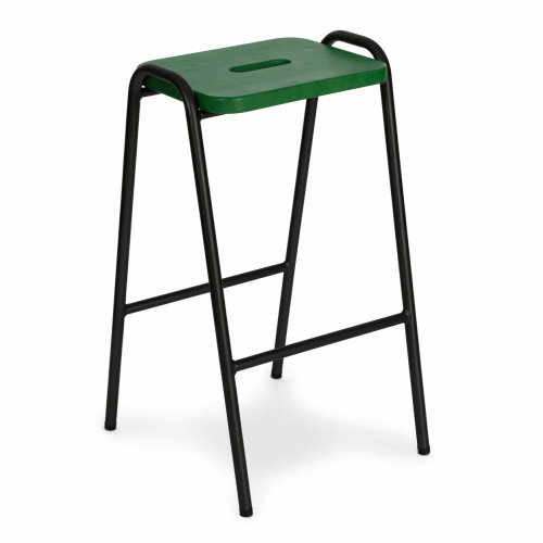 Hille Beech and MDF Flat Top Stool