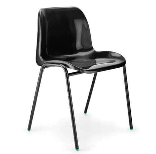 Hille Affinity Smooth Chair Size 6 Black | Easy Clean