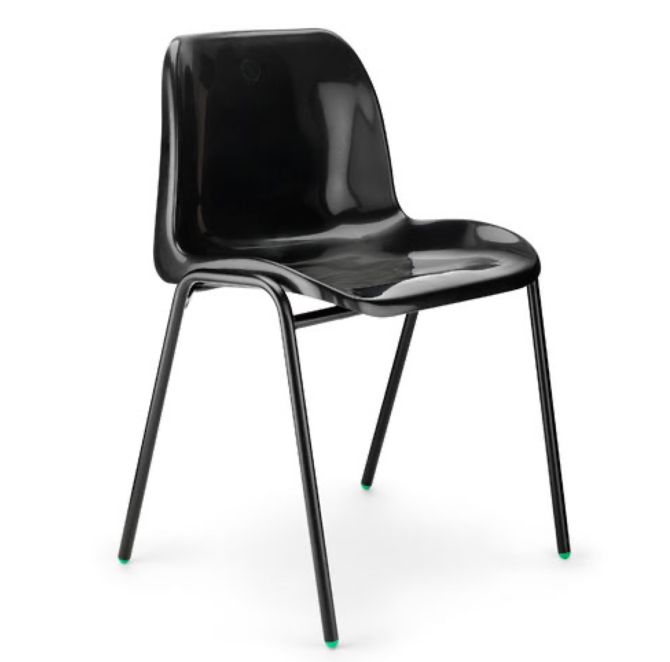 Hille Affinity Smooth Chair Size 6 Black | Easy Clean