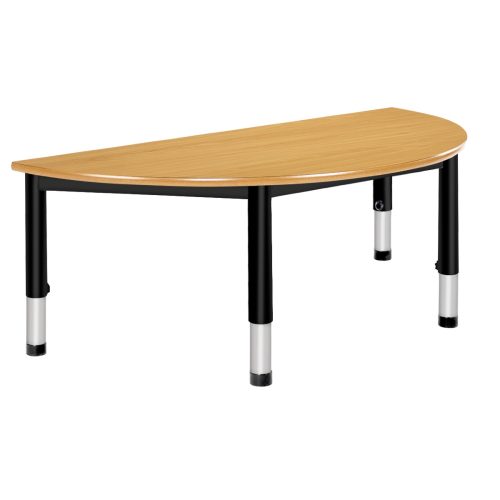 Standard Height Adjustable Semi-Circular Table