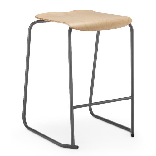 Hille SE PLY Skid Base Backless Stool