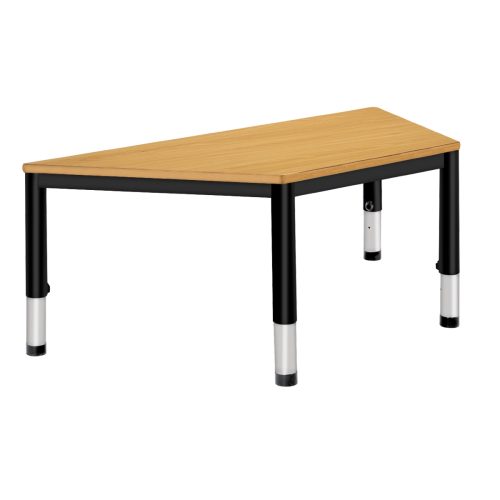 Standard Height Adjustable Trapezoidal Table