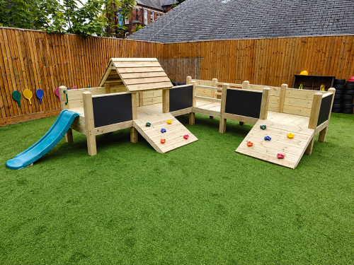 Toddler Up & Over Climbing Frame (9 section, no Tower)