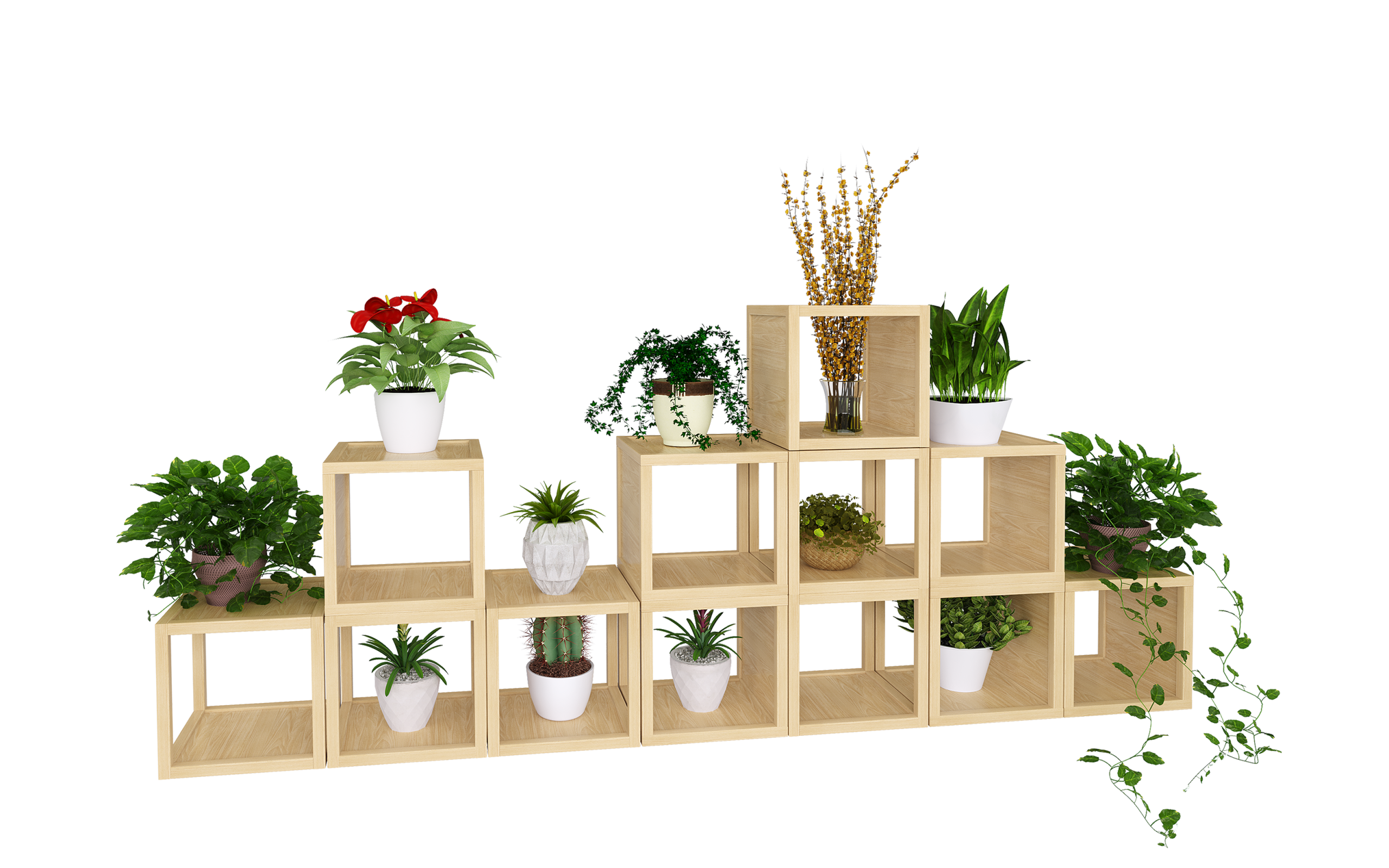 Cube Storage Set – 12 Cube Classroom Storage Unit - Image 2