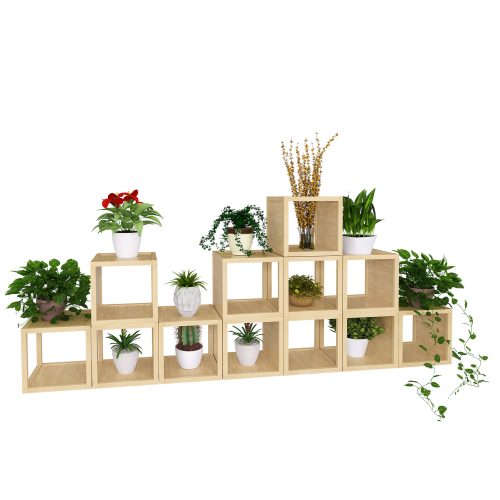 Cube Storage Set – 12 Cube Classroom Storage Unit