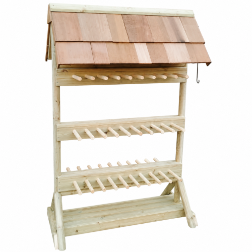 Welly Rack (with Roof, 30 Pairs)