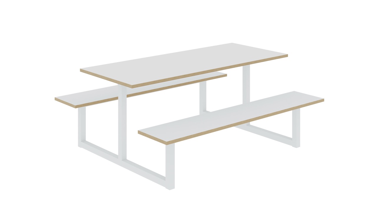 Parc Indoor Dining Bench Seating Set - Image 3