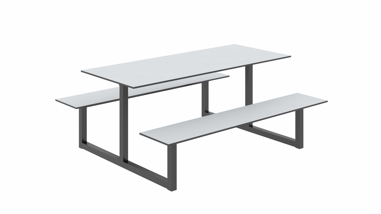 Parc Indoor Dining Bench Seating Set - Image 5