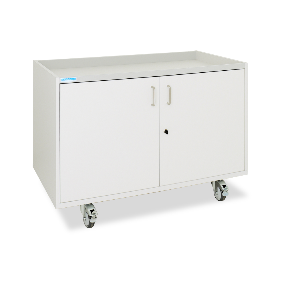 Lyte 9 Double Door STEM Charging & Storage Unit – Mobile Tray Storage with USB-C & AC Charging - Image 2