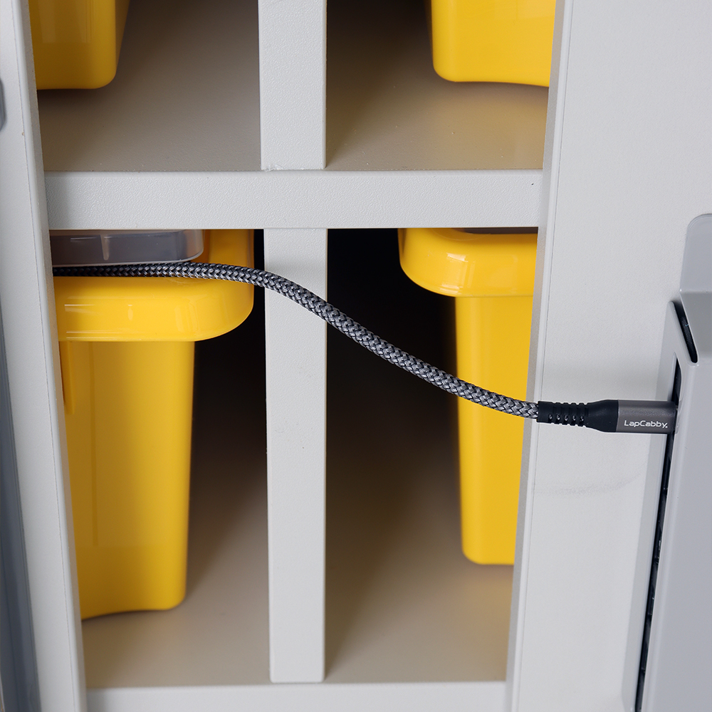 Lyte 9 Double Door STEM Charging & Storage Unit – Mobile Tray Storage with USB-C & AC Charging - Image 10