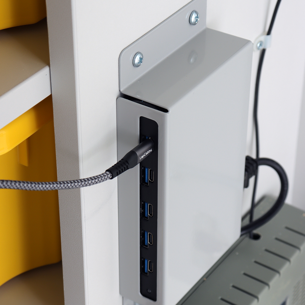 Lyte 9 Double Door STEM Charging & Storage Unit – Mobile Tray Storage with USB-C & AC Charging - Image 9